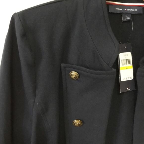 Tommy Hilfiger Navy Military Band Jacket - Picture 3 of 11